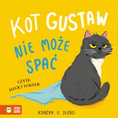 Kot Gustaw nie może spać